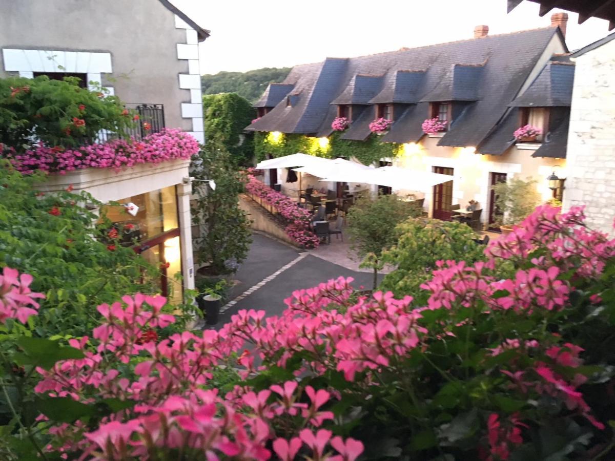 Logis Hotel La Croix Blanche Fontevraud Exterior foto