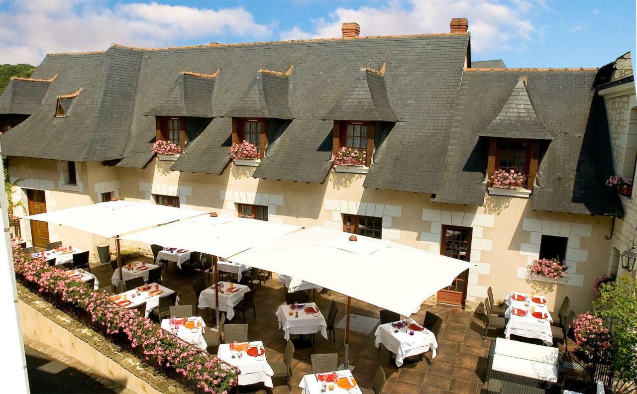 Logis Hotel La Croix Blanche Fontevraud Exterior foto